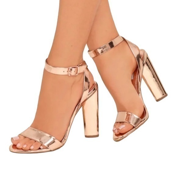 Steve Madden Shoes - Steve Madden Rose Gold Heels